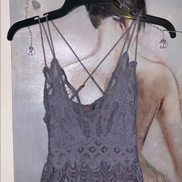 Free People Adella Lace & Burnout Velvet Slipdress - Picture 10 of 14